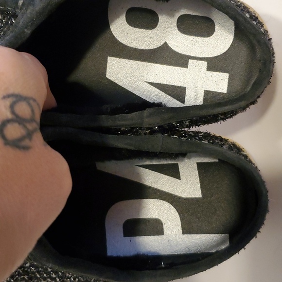 P448 Bubble Shaka Slip-On Sneaker in Black/Grey Size 8.5 US / 39 EUR NWOB - Picture 7 of 12